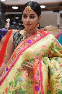 Poorna Saree Stills